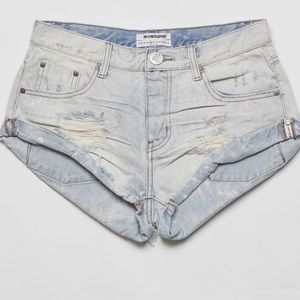 One Teaspoon Bandit Denim Shorts